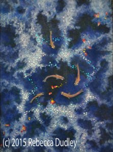 Fish and FLower Petals Watermark